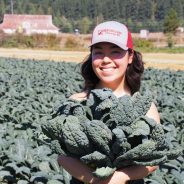 Kale Salad with Beets, Farro & Delicata Squash