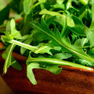 Turnip Salad with Arugula & Bacon