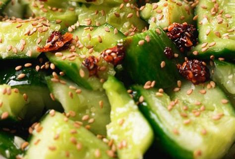 Smashed Asian Cucumber Salad