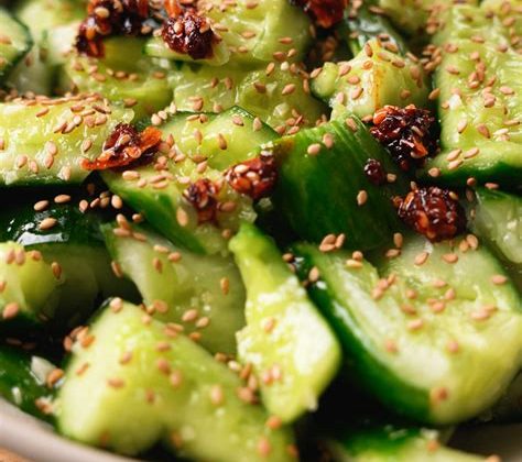 Smashed Asian Cucumber Salad