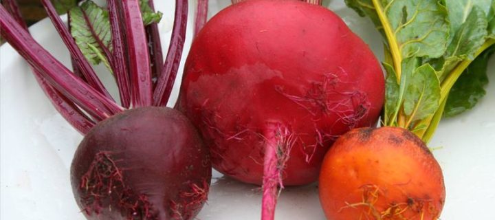 Warm Orzo Salad with Beets & Greens