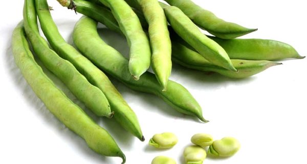 Pan Fried Scapes & Favas