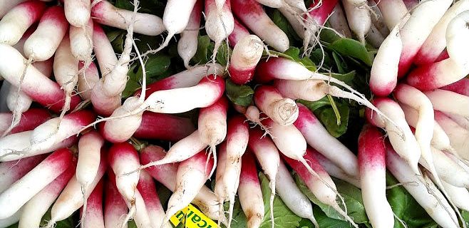 Braised Radishes & Leeks