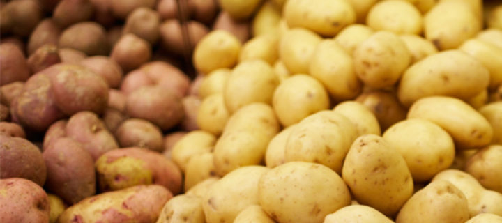 Slow-Roasted Potatoes with Mascarpone and Chives