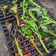 Simple Grilled Purple Sprouting Broccoli