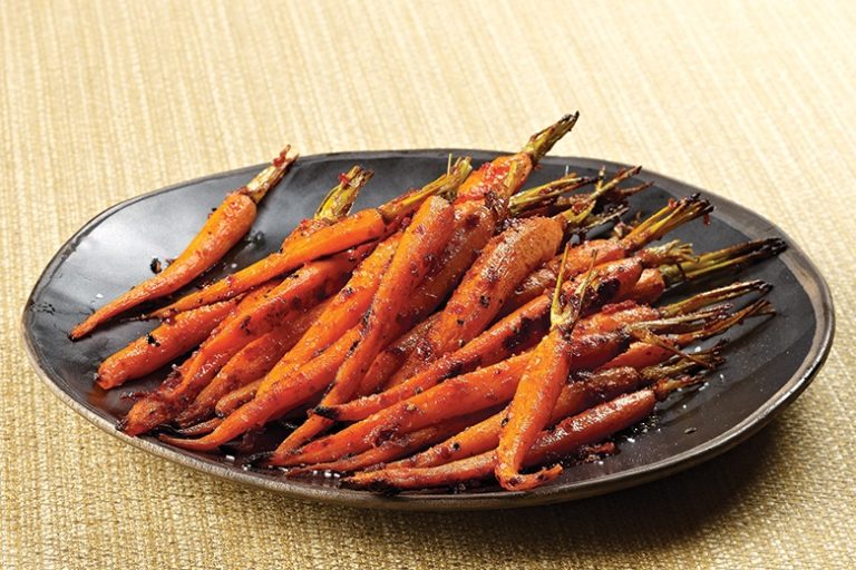 Roasted Carrots with Mint Lemon Dressing | Red Dog Farm