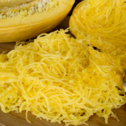 Roasted Spaghetti Squash with Goat Cheese