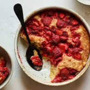 Strawberry Spoon Cake