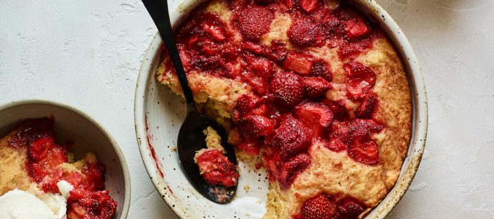 Strawberry Spoon Cake