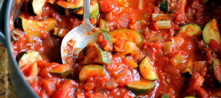 Tomato Zucchini Skillet